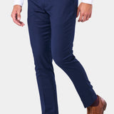 Modern Navy Blue 2 Button Suit