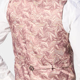 Tan and Pink Plaid 3 Piece Suit