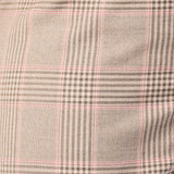 Tan and Pink Plaid 3 Piece Suit