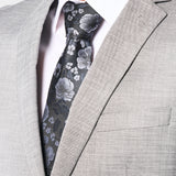 Gray Sharkskin 2 Button Suit