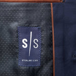 Modern Navy Blue 2 Button Suit - MenSuits