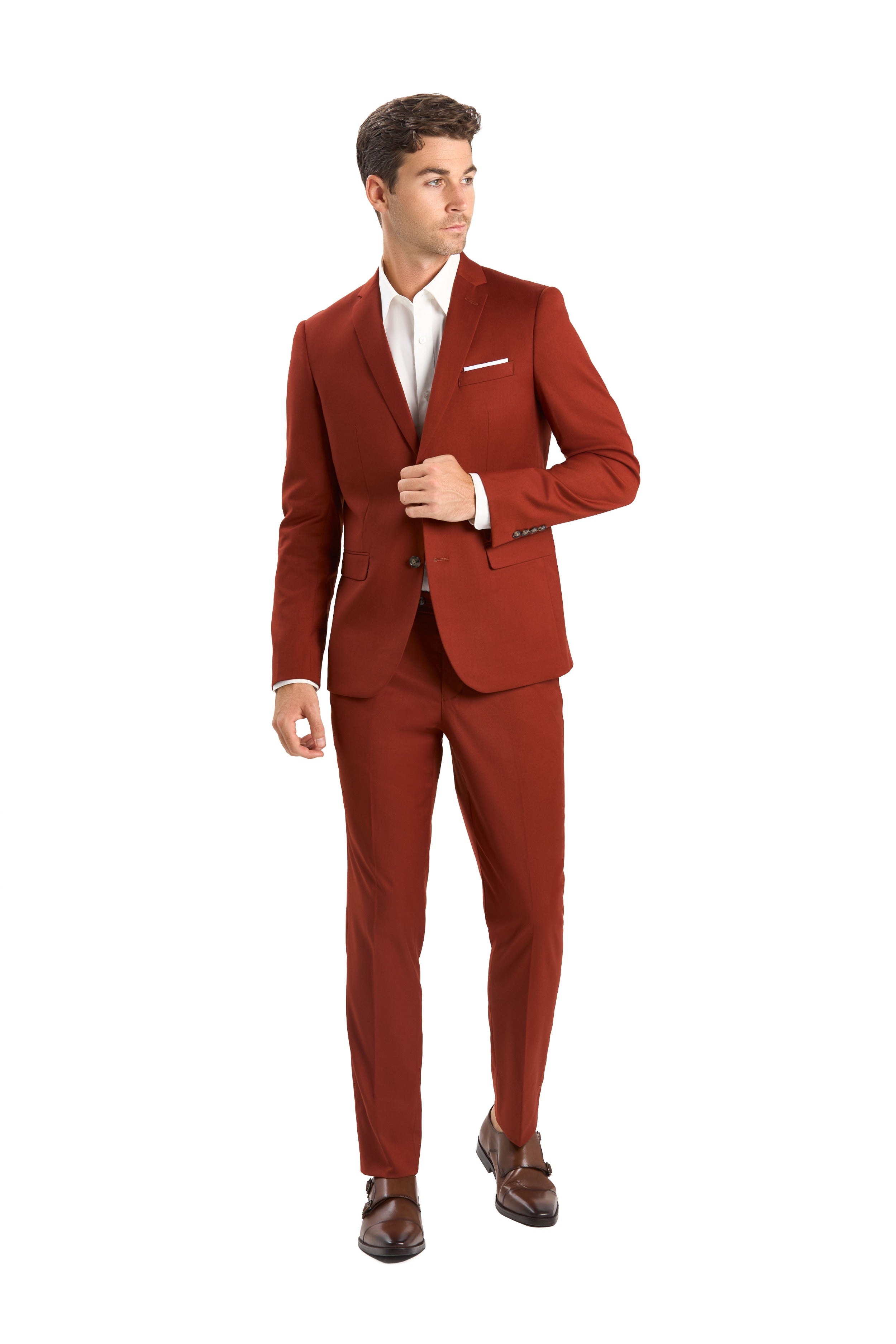 rust orange mens suits for spring