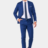 Medium Blue 2 Button Suit