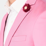 Salmon Pink 2 Button Suit