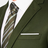 Olive Green 2 Button Suit