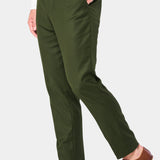 Olive Green 2 Button Suit