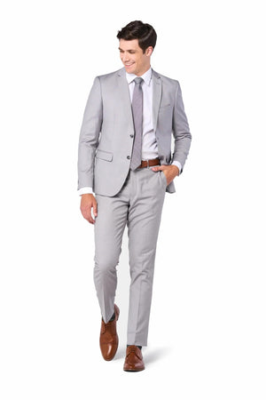Silver Gray 2 Button Suit
