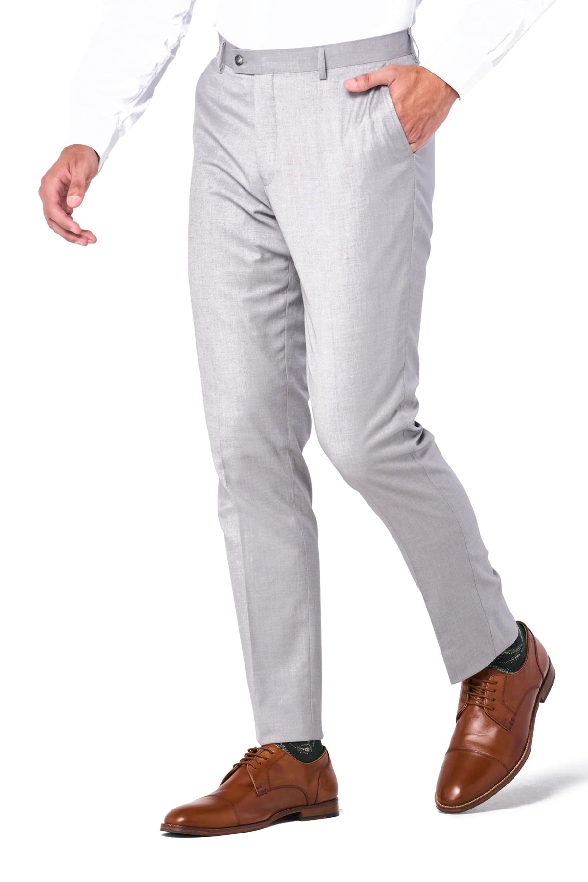 Silver Gray Pants