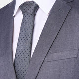 Medium Gray 2 Button Suit