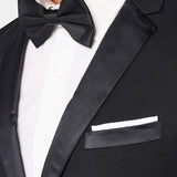 Classic Black Notch Lapel 2 Button Tuxedo