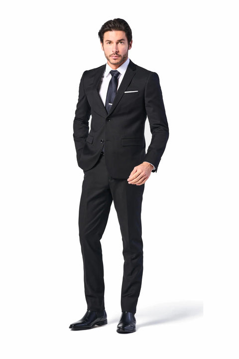 Classic Black 2 Button Suit