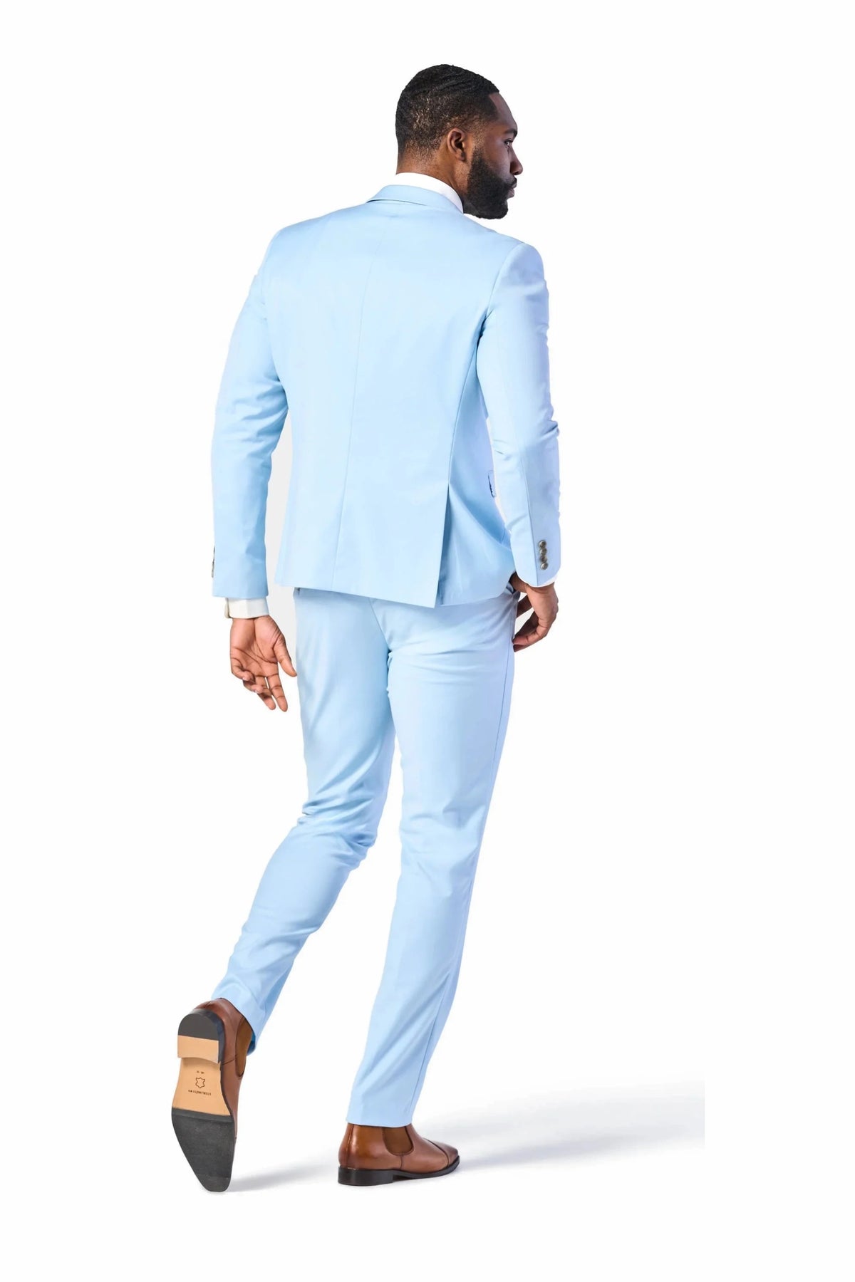 Sky Blue 2 Button Suit
