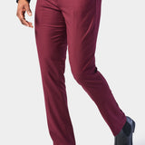 Burgundy 2 Button Suit