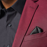 Burgundy 2 Button Suit