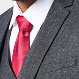 Charcoal Gray Tweed 3 Piece Suit