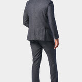 Charcoal Gray Tweed 3 Piece Suit