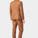 Rust Brown Flannel 3 Piece Suit