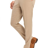 Tan Sharkskin 2 Button Suit
