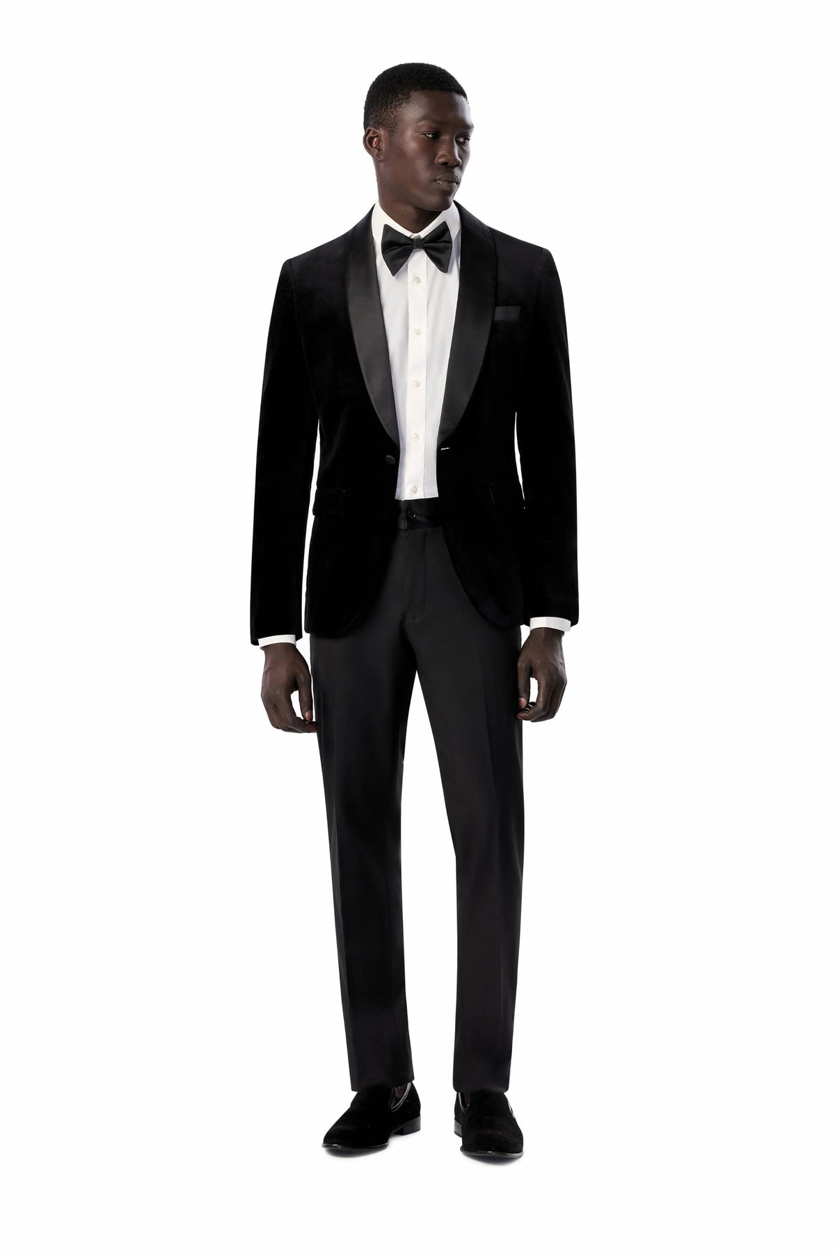 Black Velvet Shawl Lapel Tuxedo