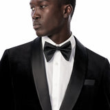 Black Velvet Shawl Lapel Tuxedo