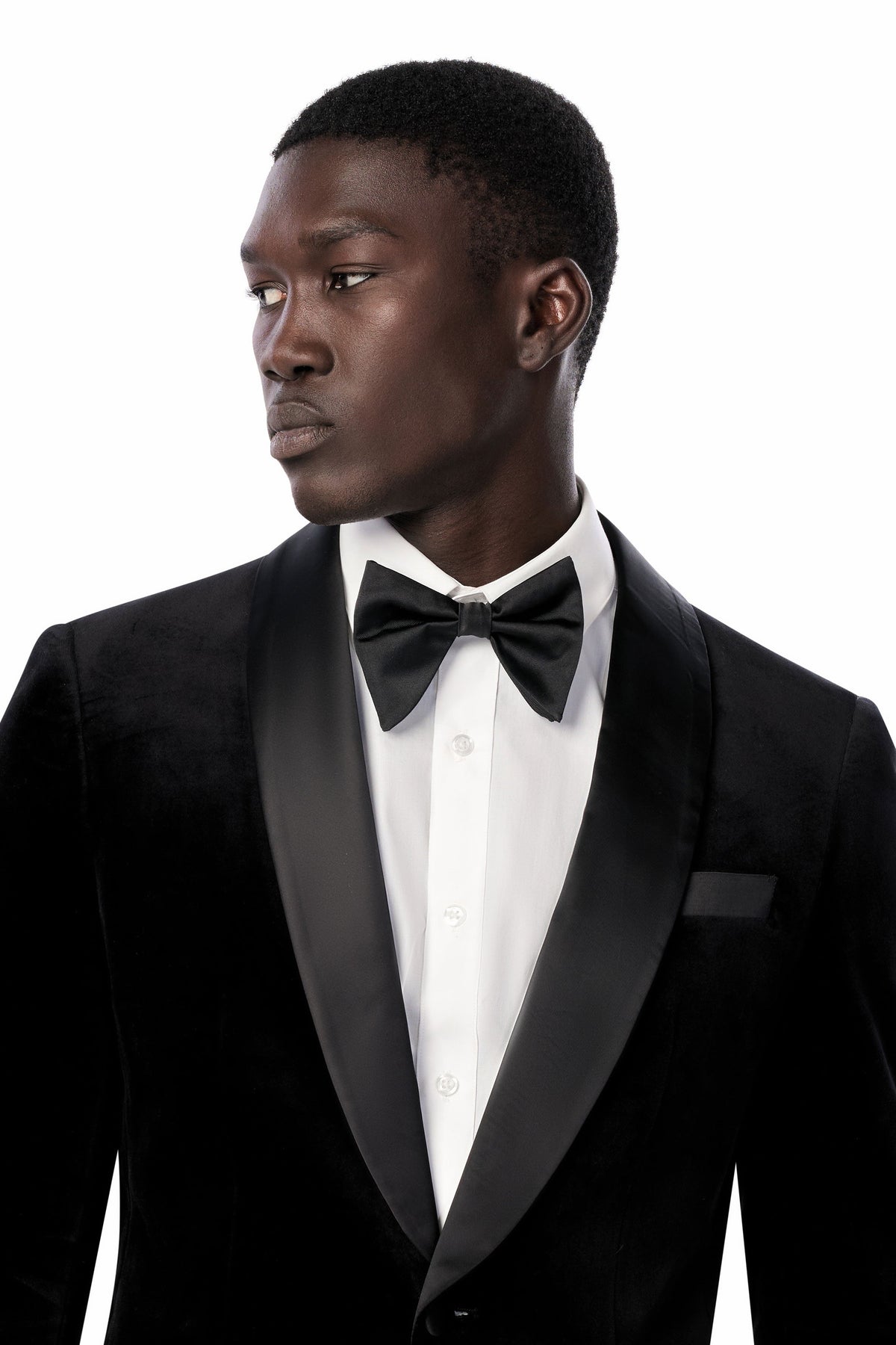 Black Velvet Shawl Lapel Tuxedo