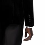 Black Velvet Shawl Lapel Tuxedo
