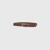 Brown Suede & Fabric Belt