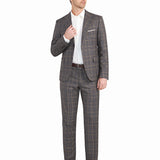 Brown and Tan Plaid