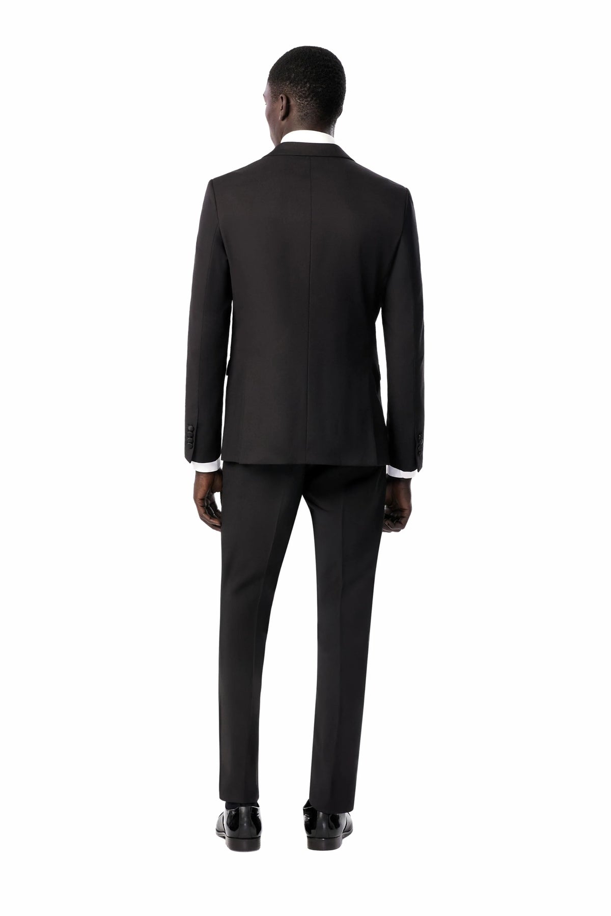Classic Black Notch Lapel 2 Button Tuxedo