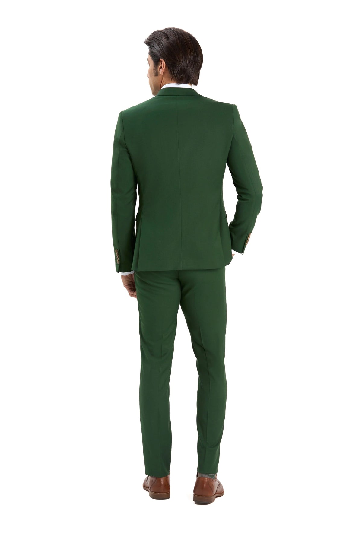 Forest Green 2 Button Suit