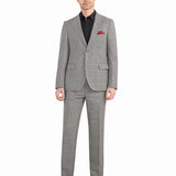 Grey and Red Glenn Plaid