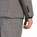 Grey and Red Glenn Plaid