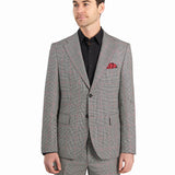 Grey and Red Glenn Plaid