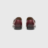 Bordeaux Monk Strap
