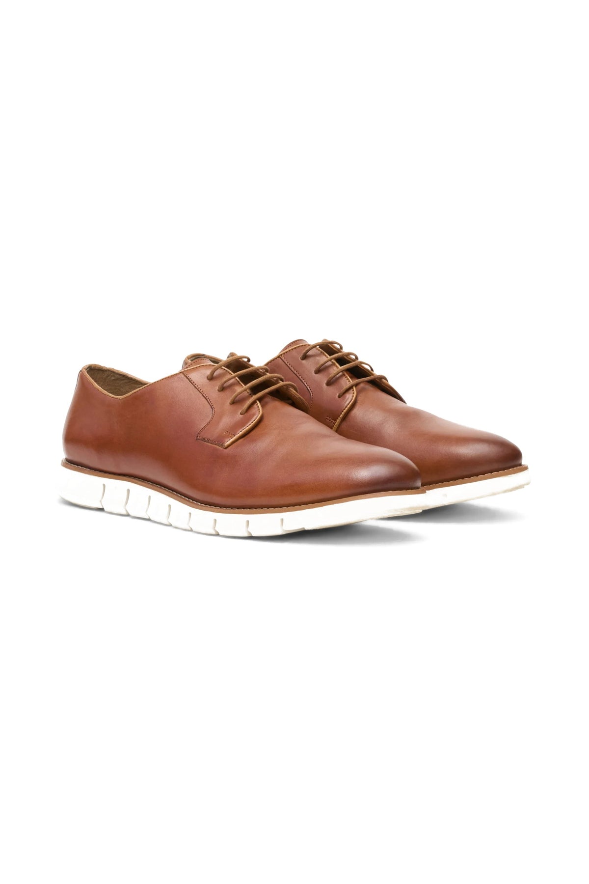 Urban Luxe Derby - Zero Leather Lace Up Tan