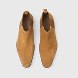 Camel Suede Chelsea Boot