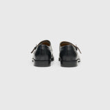 Black Monk Strap Shoes