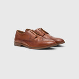 British Tan Wingtip Shoes