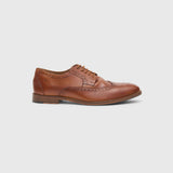 British Tan Wingtip Shoes