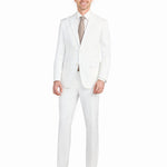 Bone White 2 Button Suit - view 1