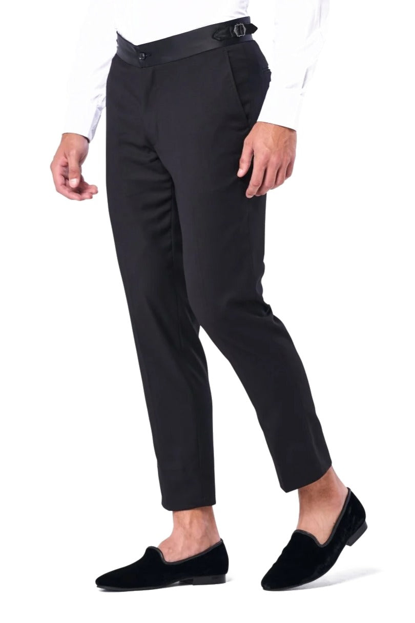 Classic Black Tuxedo Pants