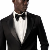 Classic Black Notch Lapel 2 Button Tuxedo