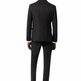 Classic Black Notch Lapel 2 Button Tuxedo