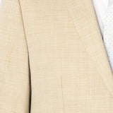 Tan Sharkskin 2 Button Suit