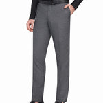 Grey Melange Jersey Knit Suit - view 7