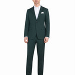 Hunter Green 2 Button Suit - view 1