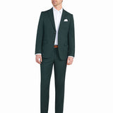 Hunter Green 2 Button Suit - view 3
