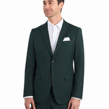 Hunter Green 2 Button Suit - view 4