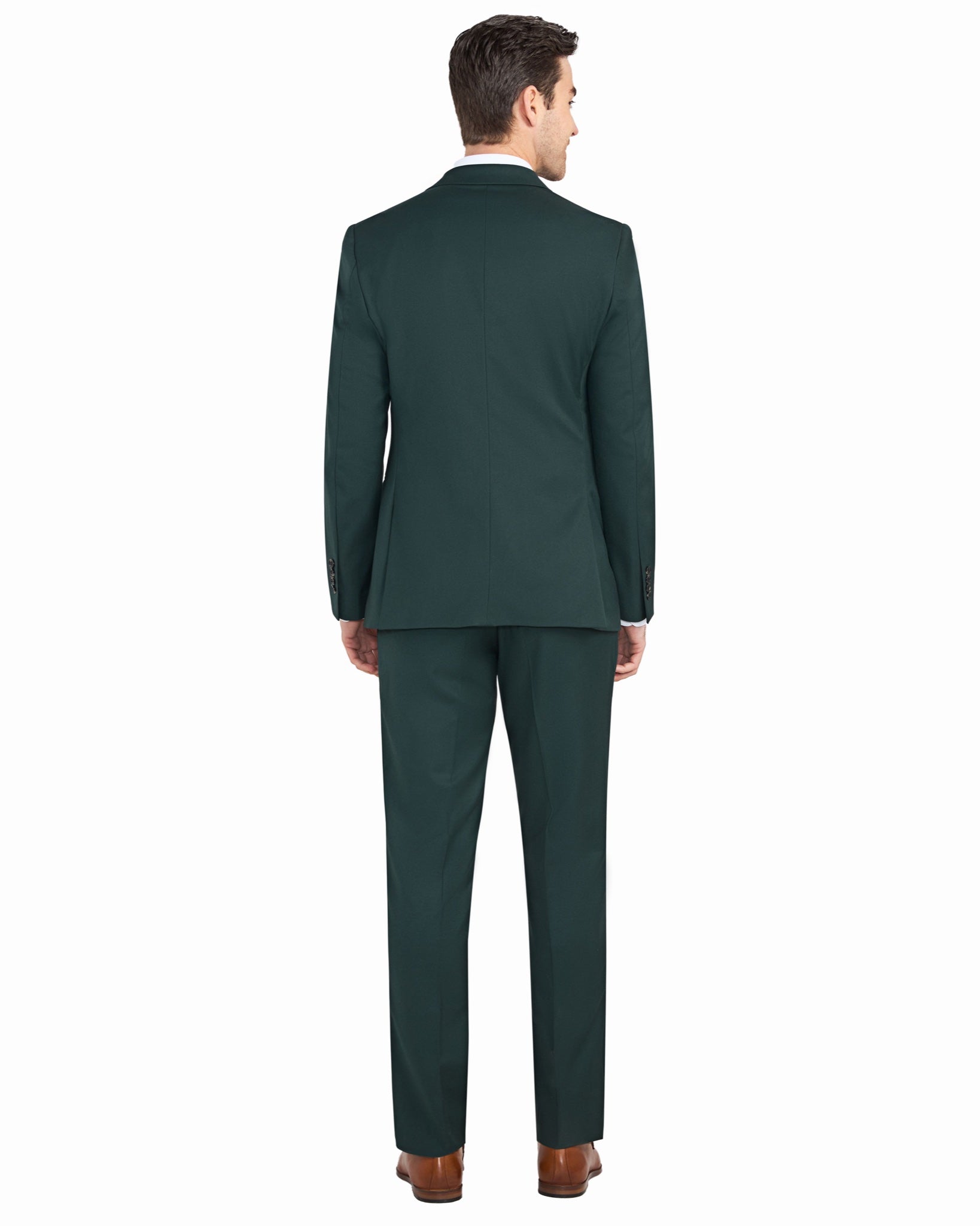 Hunter Green 2 Button Suit - view 5