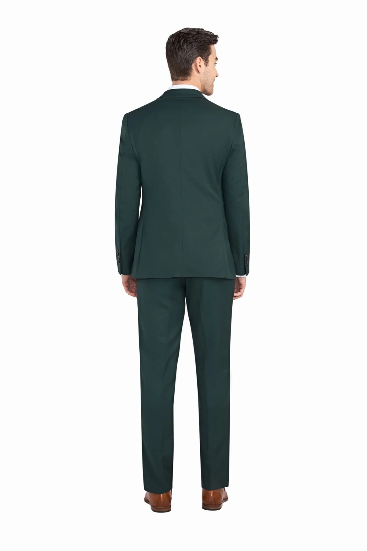 Hunter Green 2 Button Suit - view 5